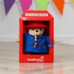Classic personalised Paddington Bear with boots and telephone box Characters 7