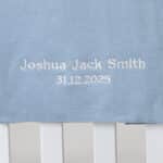 Personalised Peter Rabbit signature knitted blanket and soft toy gift set Birthday Gifts 8