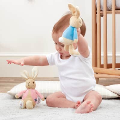 Peter Rabbit small soft toy rattle or large soft toy Birthday Gifts 2