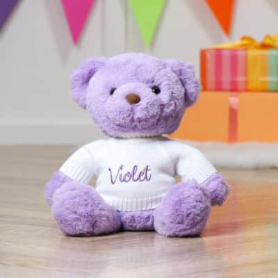 Personalised Aurora Lavender Gelato Bear Soft Toy Aurora