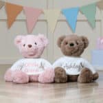 Personalised Aurora Avery Bear Dusty Pink Soft Toy Aurora 7