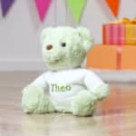 Personalised Aurora Pistachio Gelato Bear Soft Toy Aurora 5
