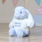 Personalised Aurora Ebba Dewey Rabbit Sky Blue Soft Toy Aurora 5