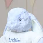 Personalised Aurora Ebba Dewey Rabbit Sky Blue Soft Toy Aurora 6