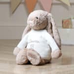 Personalised Jellycat large beige bashful bunny soft toy Birthday Gifts 5
