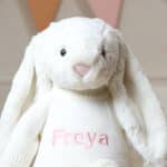 Personalised Jellycat large cream bashful bunny soft toy Baby Shower Gifts 7