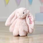 Personalised on ear Jellycat bashful bunny soft toy in a choice of colours Baby Shower Gifts 5
