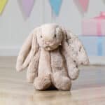 Personalised on ear Jellycat bashful bunny soft toy in a choice of colours Baby Shower Gifts 3