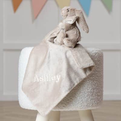 Personalised Jellycat bashful bunny beige soother Comforters and Soothers 2