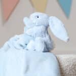 Personalised Jellycat bashful bunny baby blue soother Comforters and Soothers 4