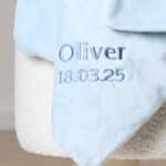 Personalised Jellycat bashful bunny baby blue soother Comforters and Soothers 5