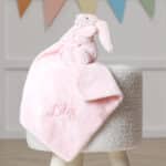 Personalised Jellycat bashful bunny baby pink soother Comforters and Soothers 3