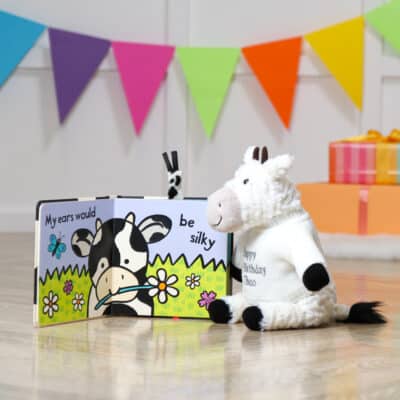 Personalised Jellycat Mooliet Cow and If I were a calf book gift set Book & Soft Toy Gift Sets 2