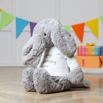 Personalised Jellycat bashful luxe thuddeus HUGE elephant Christmas Gifts 2