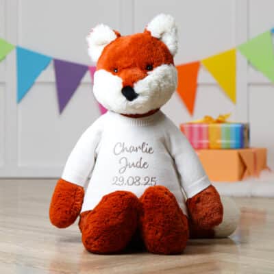 Personalised Jellycat HUGE bashful fox cub soft toy Christmas Gifts 2