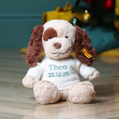 Personalised Steiff Peppi Whelp puppy medium soft toy Birthday Gifts