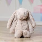 Personalised on ear Jellycat bashful bunny soft toy in a choice of colours Baby Shower Gifts 5