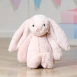 Personalised on ear Jellycat bashful bunny soft toy in a choice of colours Baby Shower Gifts 4