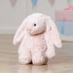Personalised Jellycat blush pink bashful bunny soft toy Baby Shower Gifts 4