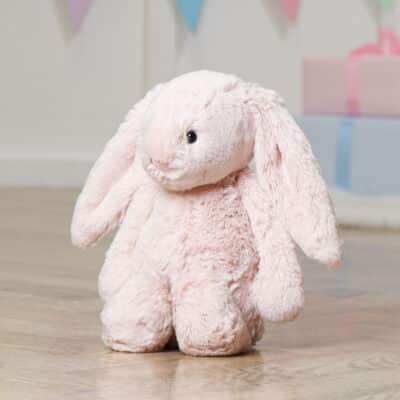 Personalised Jellycat blush pink bashful bunny soft toy Personalised Soft Toys 2