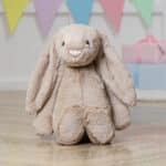 Personalised on ear Jellycat large bashful bunny soft toy Baby Shower Gifts 6