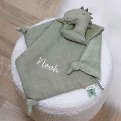 Personalised Trixie Mr Dino Bliss Sage Comforter Comforters and Soothers