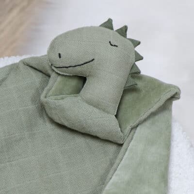 Personalised Trixie Mr Dino Bliss Sage Comforter Comforters and Soothers 2