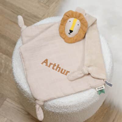 Personalised Trixie Mr Lion Bliss Beige Comforter Comforters and Soothers