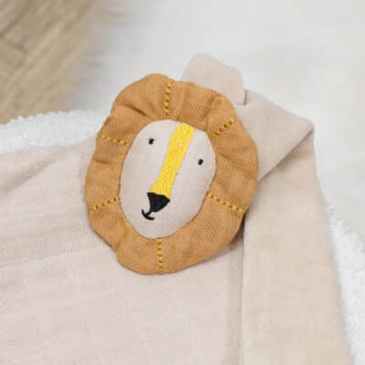 Personalised Trixie Mr Lion Bliss Beige Comforter Comforters and Soothers 2