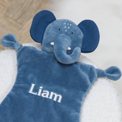 Personalised Trixie Mrs Elephant Baby Comforter Comforters and Soothers 3