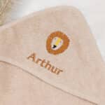 Personalised Trixie Aura Lion hooded towel Bath Time 4