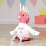 Personalised Jellycat Squawkatoo soft toy Easter Gifts 3