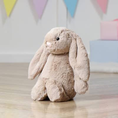 Personalised on ear and jumper Jellycat birthday beige bashful bunny Baby Shower Gifts 3