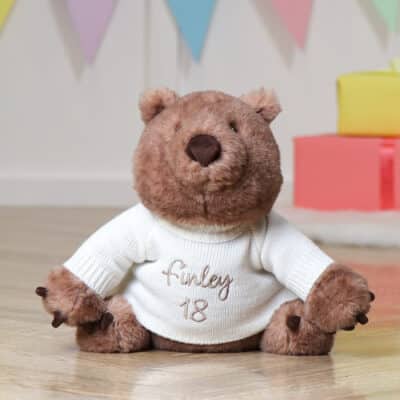 Personalised Jellycat Wonda Wombat soft toy Jellycat 2