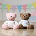 Personalised Aurora Christening, Baptism, Naming Day Avery Bear Soft Toy Aurora 3