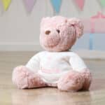 Personalised Aurora Christening, Baptism, Naming Day Avery Bear Soft Toy Aurora 5