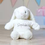 Personalised Aurora Ebba Dewey Rabbit Cream Soft Toy Aurora 3