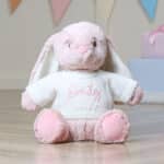 Personalised Aurora Ebba Dewey Rabbit Rose Pink Soft Toy Aurora 3