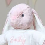 Personalised Aurora Ebba Dewey Rabbit Rose Pink Soft Toy Aurora 6