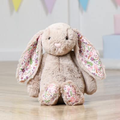 Personalised Jellycat blossom beige ‘petal’ bunny soft toy Birthday Gifts 2