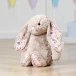 Personalised Jellycat blossom beige ‘petal’ bunny soft toy Birthday Gifts 6
