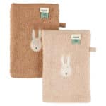 Personalised Trixie Aura Rabbit 2 pack washcloths Bath Time 5