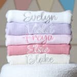 Personalised Toffee Moon lilac bubble cardigan Baby Wear 5