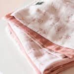 Personalised Trixie Rosy Rabbit 3 pack muslin cloths Comforters and Soothers 5
