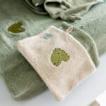 Personalised Trixie Aura Dino 2 pack washcloths Bath Time 6