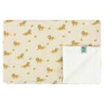 Personalised Trixie Lively Lion organic cotton fleece blanket Personalised Baby Blankets 7