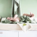 Personalised Trixie Aura Dino hooded towel Bath Time 7