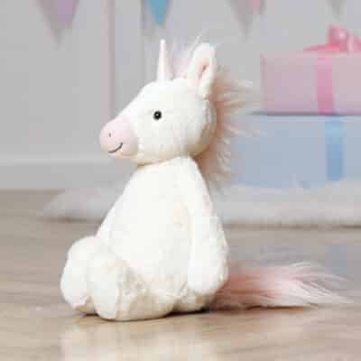 Personalised Jellycat Bashful cream unicorn soft toy Christmas Gifts 2