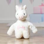 Personalised Jellycat Bashful cream unicorn soft toy Christmas Gifts 5