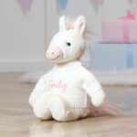 Personalised Jellycat Bashful cream unicorn soft toy Christmas Gifts 6